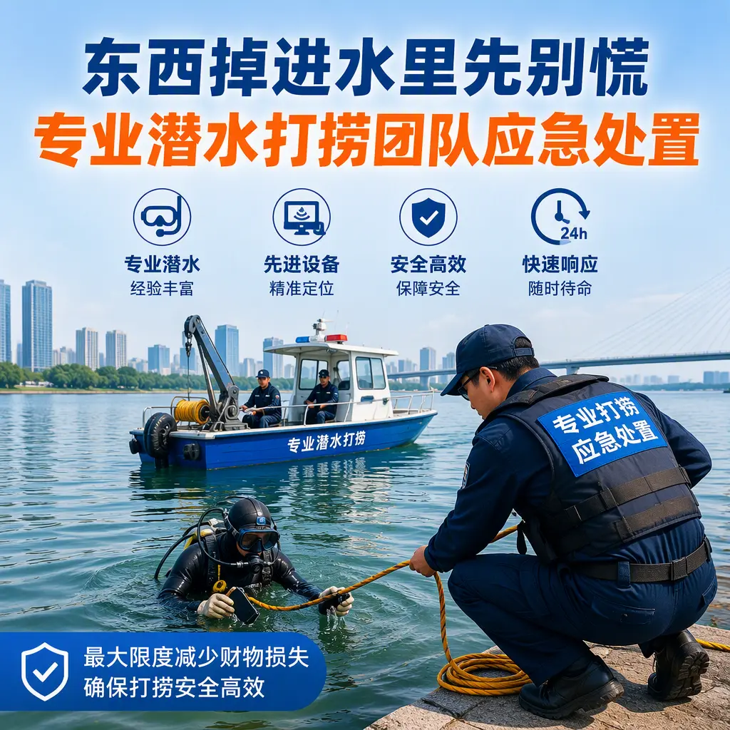 岭东东西掉进水里先别慌，专业潜水打捞团队应急处置